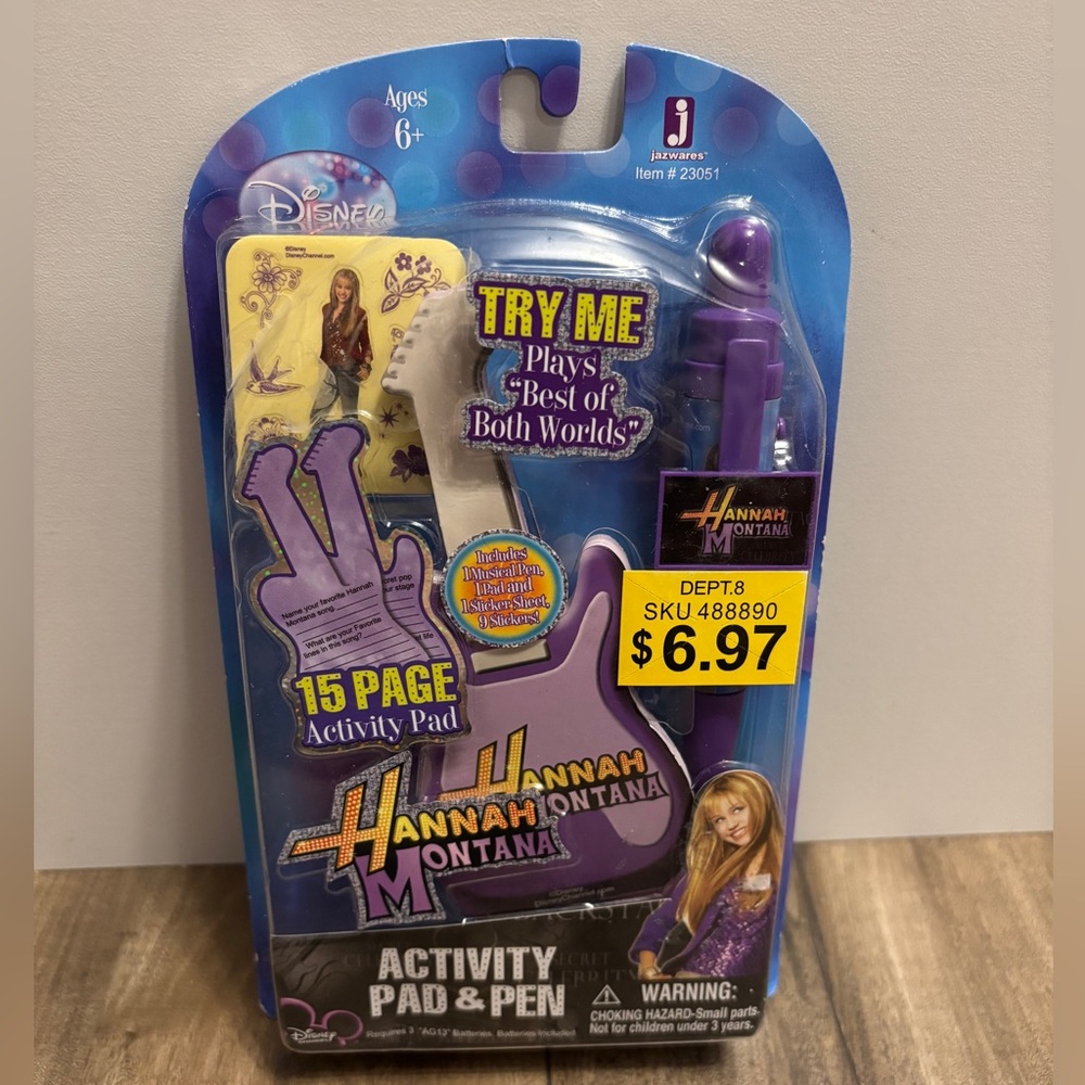 Hannah Montana Pad & Pen Set , needs new battery
